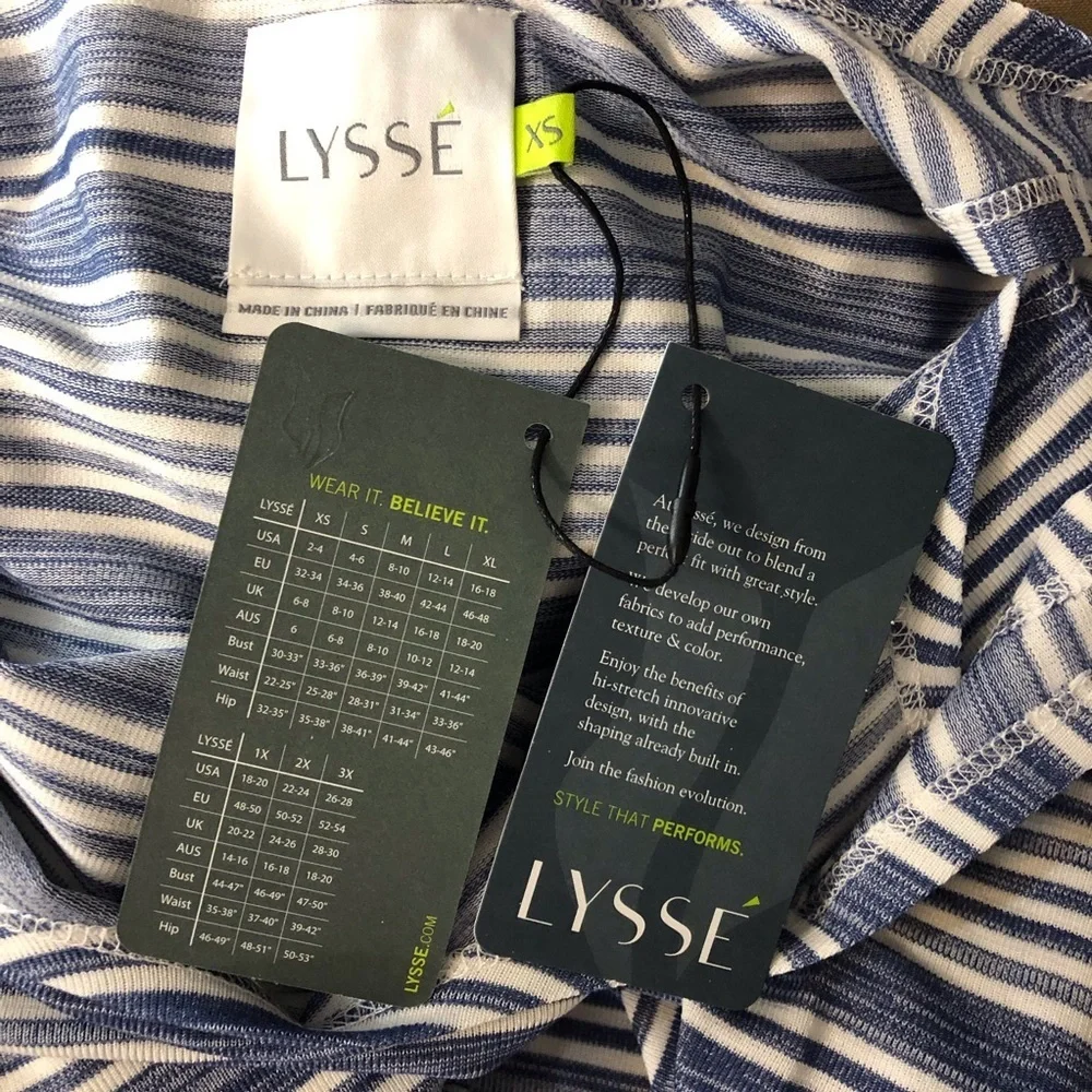 Lysse Mulholland Blue Striped  Dress - Picture 8 of 9